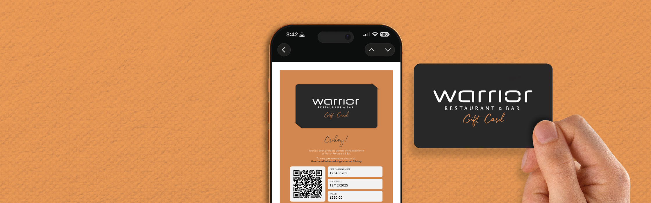 Warrior Restaurant Gift Cards